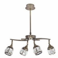 Distribuidor - Lâmpadas Diversas | Lâmpadas Modernas | LAMPARA 4X5W 4000K CATANIA CUERO 1600LM Ref: 124154014